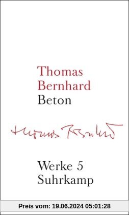 Werke in 22 Bänden: Band 5: Beton: Bd. 5